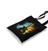 Guitar in Fire and Ice Canvas Totebag - Premium  from Wenswind - Just 4990! Shop now at W.E.N.S. WIND