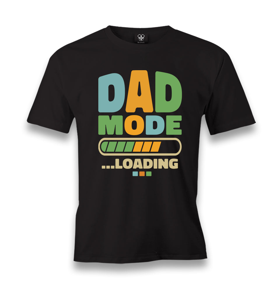 Dad Mode Loading Men's Black Tshirt - Premium  from W.E.N.S. WIND - Just 6490! Shop now at W.E.N.S. WIND