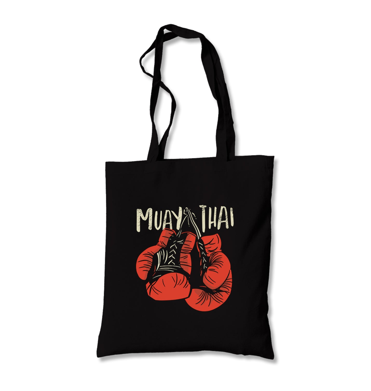 Boxing Muay Thai Gloves Canvas Totebag - Premium  from Wenswind - Just 4990! Shop now at W.E.N.S. WIND
