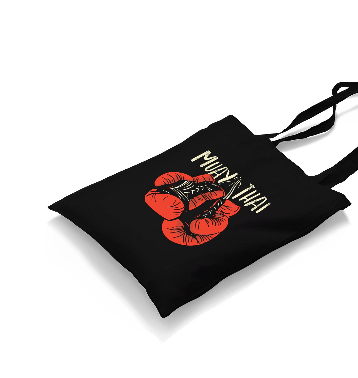 Boxing Muay Thai Gloves Canvas Totebag - Premium  from Wenswind - Just 4990! Shop now at W.E.N.S. WIND