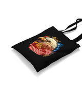 Eagle and American Flag Canvas Totebag - Premium  from Wenswind - Just 4990! Shop now at W.E.N.S. WIND