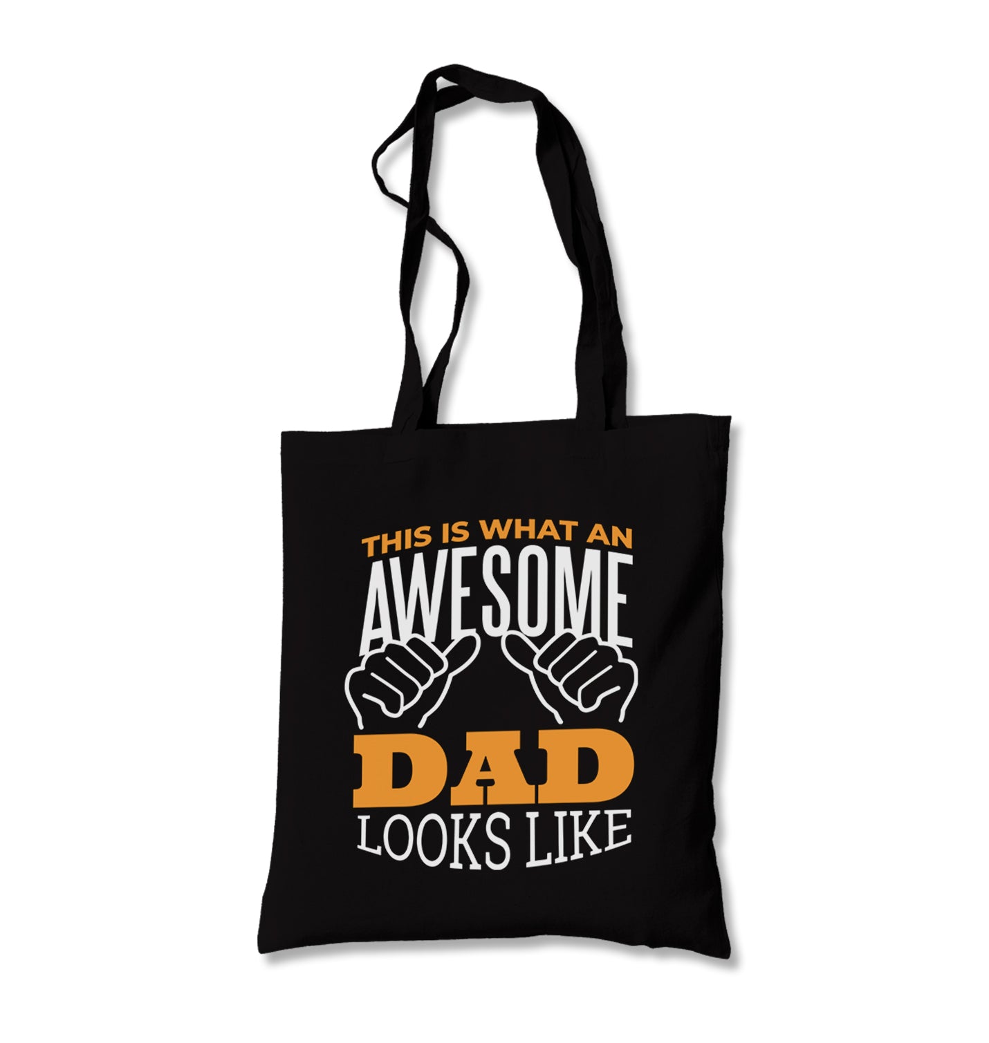What an Awesome Dad Looks Like Canvas Totebag - Premium  from Wenswind - Just 4990! Shop now at W.E.N.S. WIND