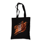 Guitar with a Ripped View Canvas Totebag - Premium  from Wenswind - Just 4990! Shop now at W.E.N.S. WIND