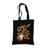 Brown Electric Guitar Canvas Totebag - Premium  from Wenswind - Just 4990! Shop now at W.E.N.S. WIND