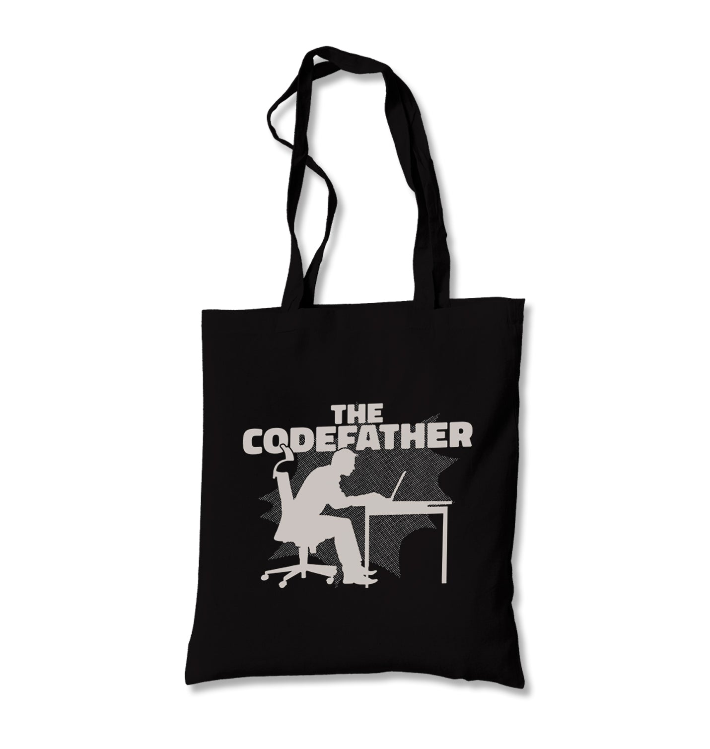 The Codefather Coding Canvas Totebag - Premium  from Wenswind - Just 4990! Shop now at W.E.N.S. WIND
