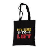 It's Time to Lift Canvas Totebag - Premium  from Wenswind - Just 4990! Shop now at W.E.N.S. WIND