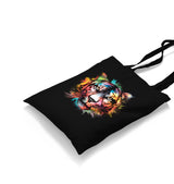 Colorful Tiger Head Canvas Totebag - Premium  from Wenswind - Just 4990! Shop now at W.E.N.S. WIND