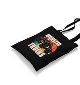 Monster Trucks Circle Sunset Black Canvas Totebag - Premium  from Wenswind - Just 4990! Shop now at W.E.N.S. WIND