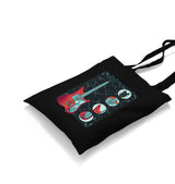 Electric Guitar and Its Parts on Grid Canvas Totebag - Premium  from Wenswind - Just 4990! Shop now at W.E.N.S. WIND