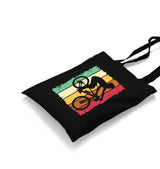 Riding Bicycle Retro Canvas Totebag - Premium  from Wenswind - Just 5990! Shop now at W.E.N.S. WIND