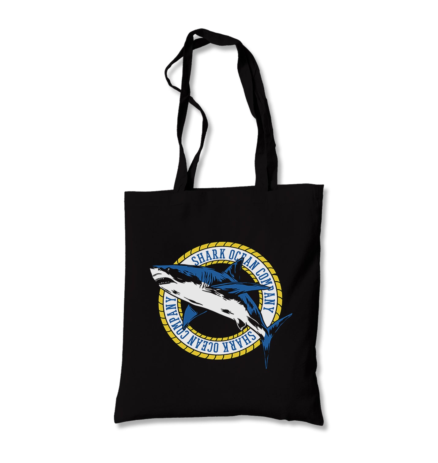 Shark Ocean Logo Canvas Totebag - Premium  from Wenswind - Just 5990! Shop now at W.E.N.S. WIND