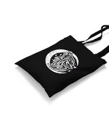 Tattoo Wolf Moon and Stars Canvas Totebag - Premium  from Wenswind - Just 4990! Shop now at W.E.N.S. WIND