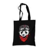 Panda pilot Canvas Totebag - Premium  from W.E.N.S. WIND - Just 4990! Shop now at W.E.N.S. WIND