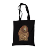 Owl with its Head Turned Sideways Canvas Totebag - Premium  from Wenswind - Just 4990! Shop now at W.E.N.S. WIND