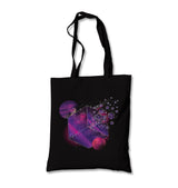 Purple Cube of Geometrical Shapes Canvas Totebag - Premium  from Wenswind - Just 5990! Shop now at W.E.N.S. WIND