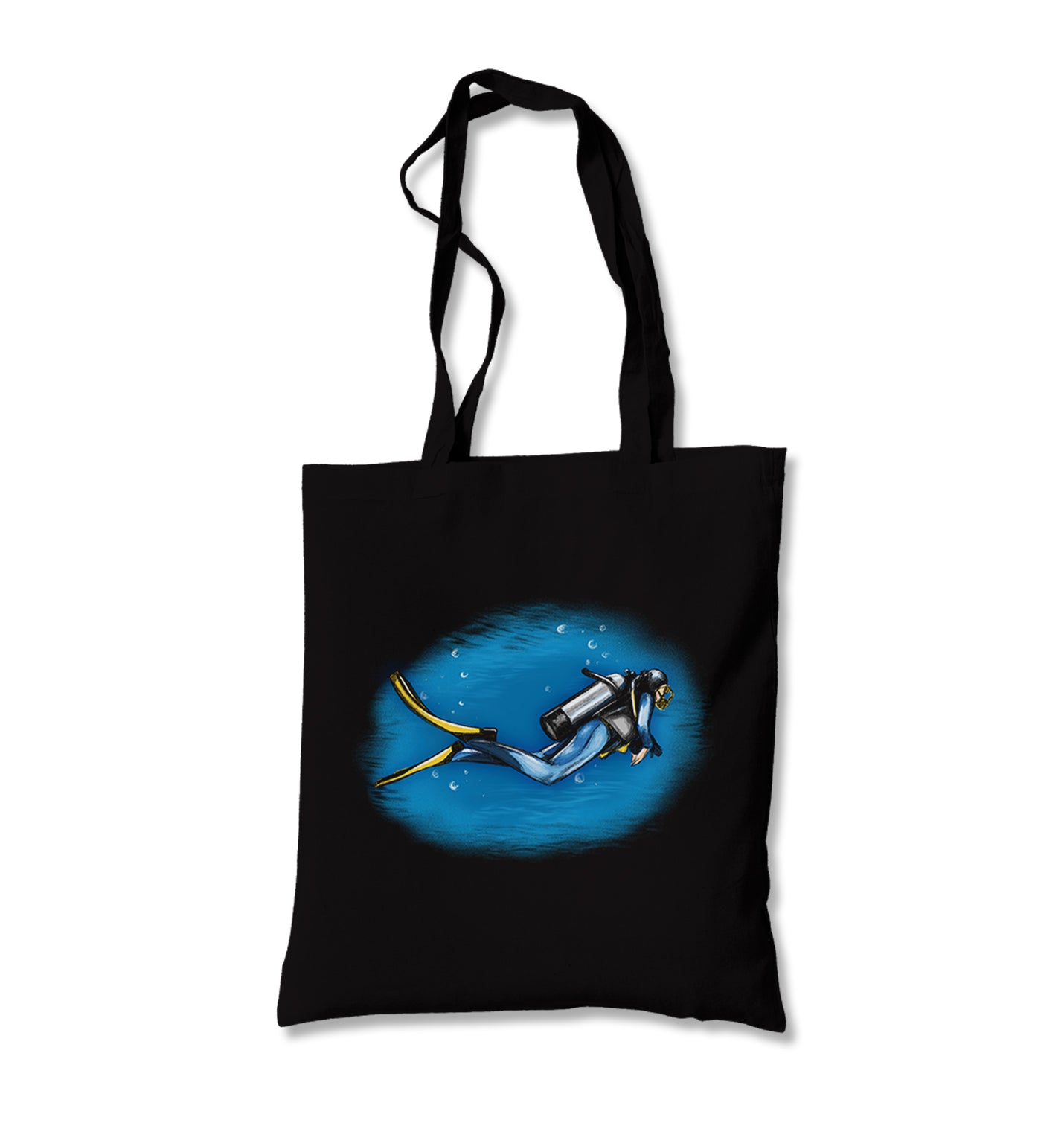 Scuba Diver Canvas Totebag - Premium  from Wenswind - Just 5990! Shop now at W.E.N.S. WIND