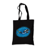 Scuba Diver Canvas Totebag - Premium  from Wenswind - Just 5990! Shop now at W.E.N.S. WIND