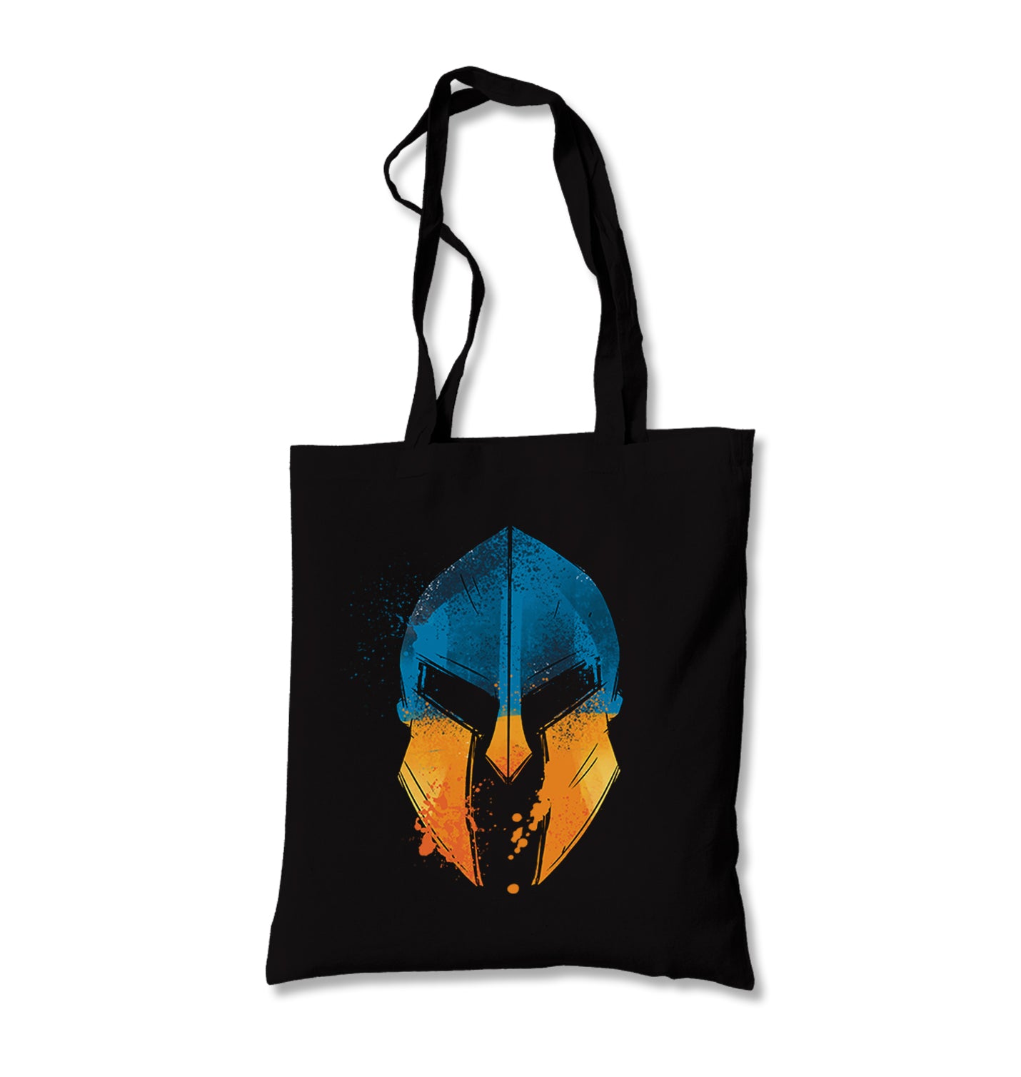 Two Colors Spartan Helmet Canvas Totebag - Premium  from Wenswind - Just 4990! Shop now at W.E.N.S. WIND