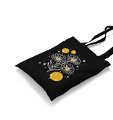 Flowers with Stars Canvas Totebag - Premium  from Wenswind - Just 4990! Shop now at W.E.N.S. WIND