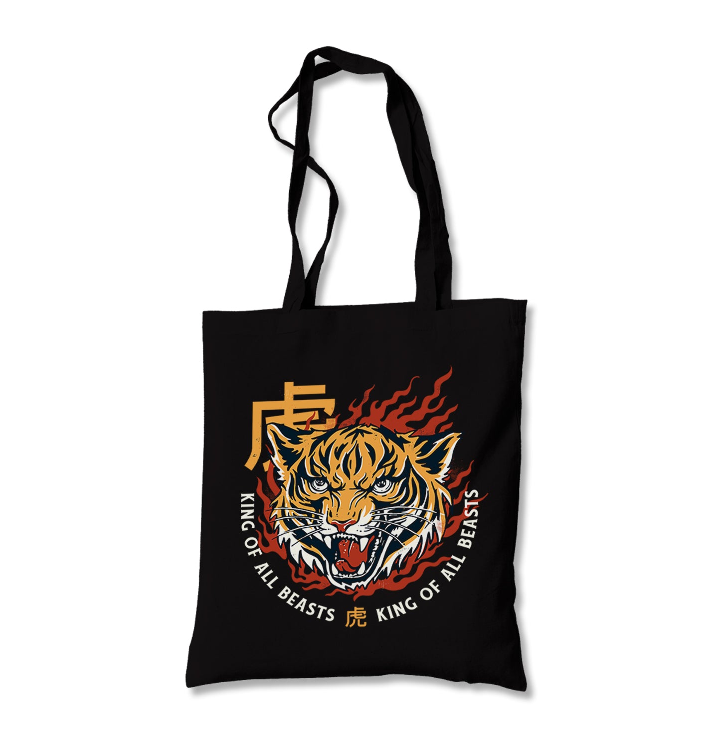 Chinese Tiger King of All Beasts Canvas Totebag - Premium  from Wenswind - Just 4990! Shop now at W.E.N.S. WIND