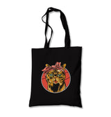 Cat with a Bandana Canvas Totebag - Premium  from Wenswind - Just 4990! Shop now at W.E.N.S. WIND