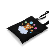 Baby Birthday Bear with Balloons Canvas Totebag - Premium  from Wenswind - Just 4990! Shop now at W.E.N.S. WIND