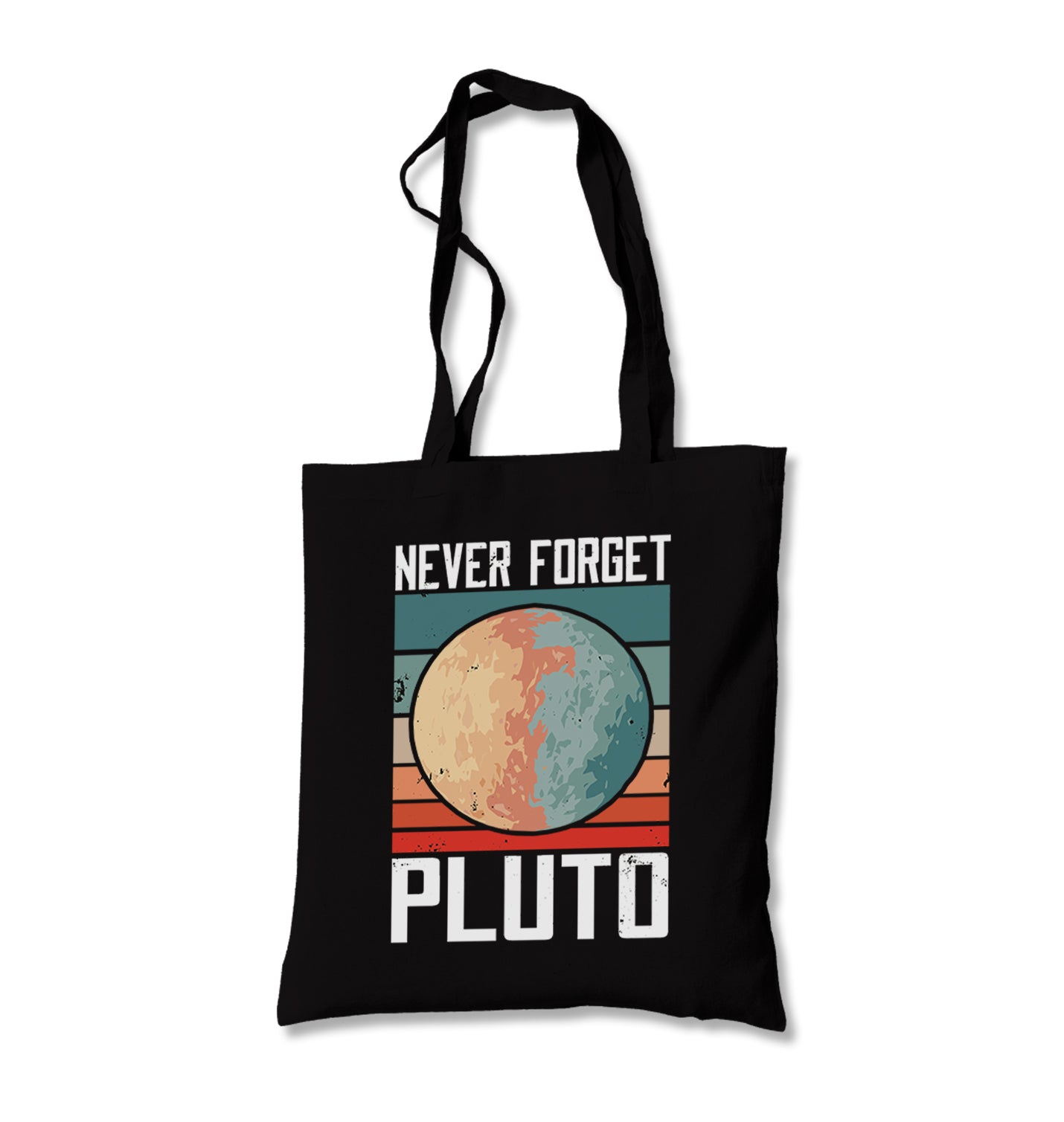 Never Forget Pluto Canvas Totebag - Premium  from Wenswind - Just 4990! Shop now at W.E.N.S. WIND