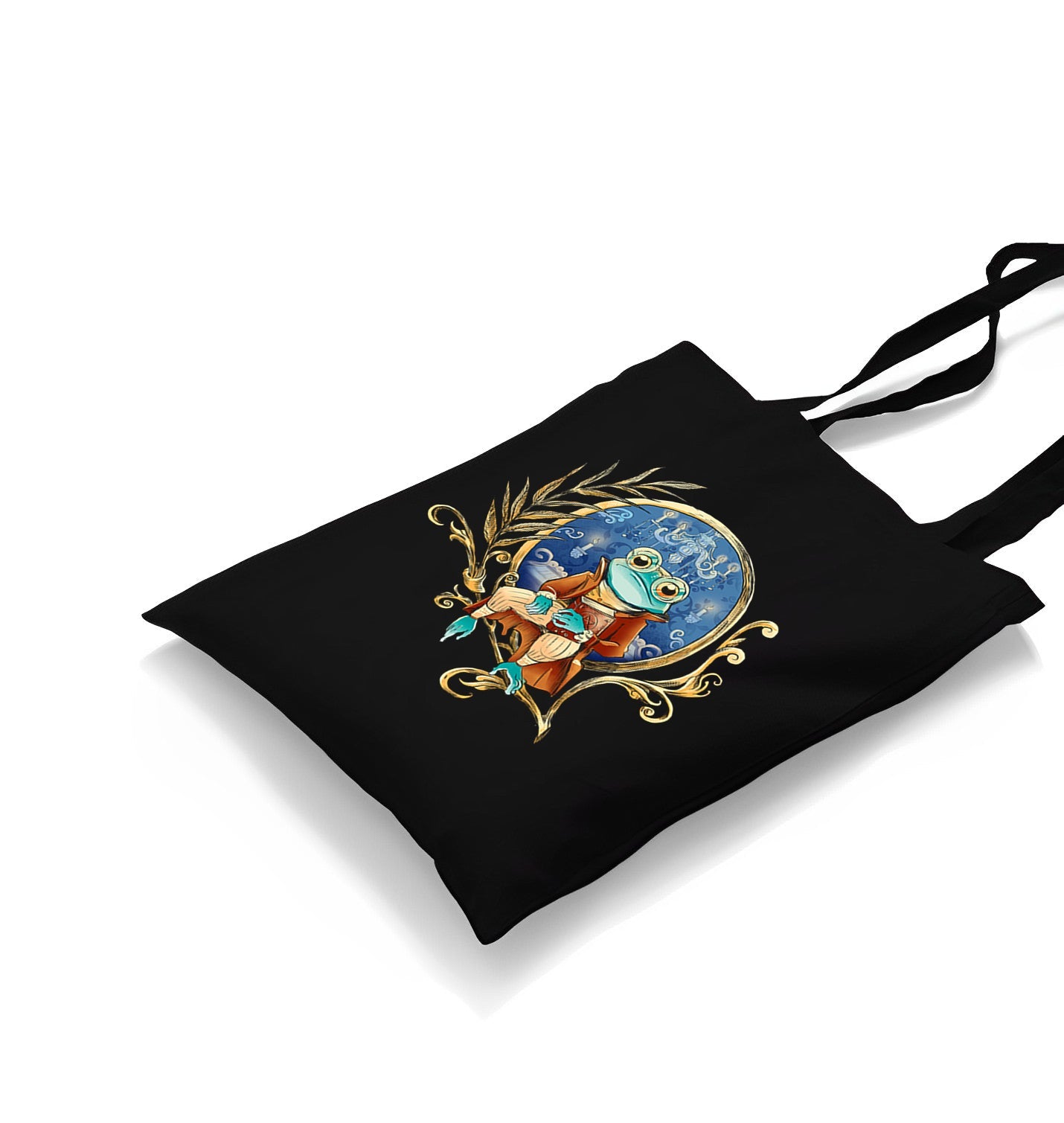 The Frog Prince Canvas Totebag - Premium  from Wenswind - Just 4990! Shop now at W.E.N.S. WIND