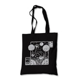 Hedgehog with Dandelions and Flowers Canvas Totebag - Premium  from Wenswind - Just 4990! Shop now at W.E.N.S. WIND