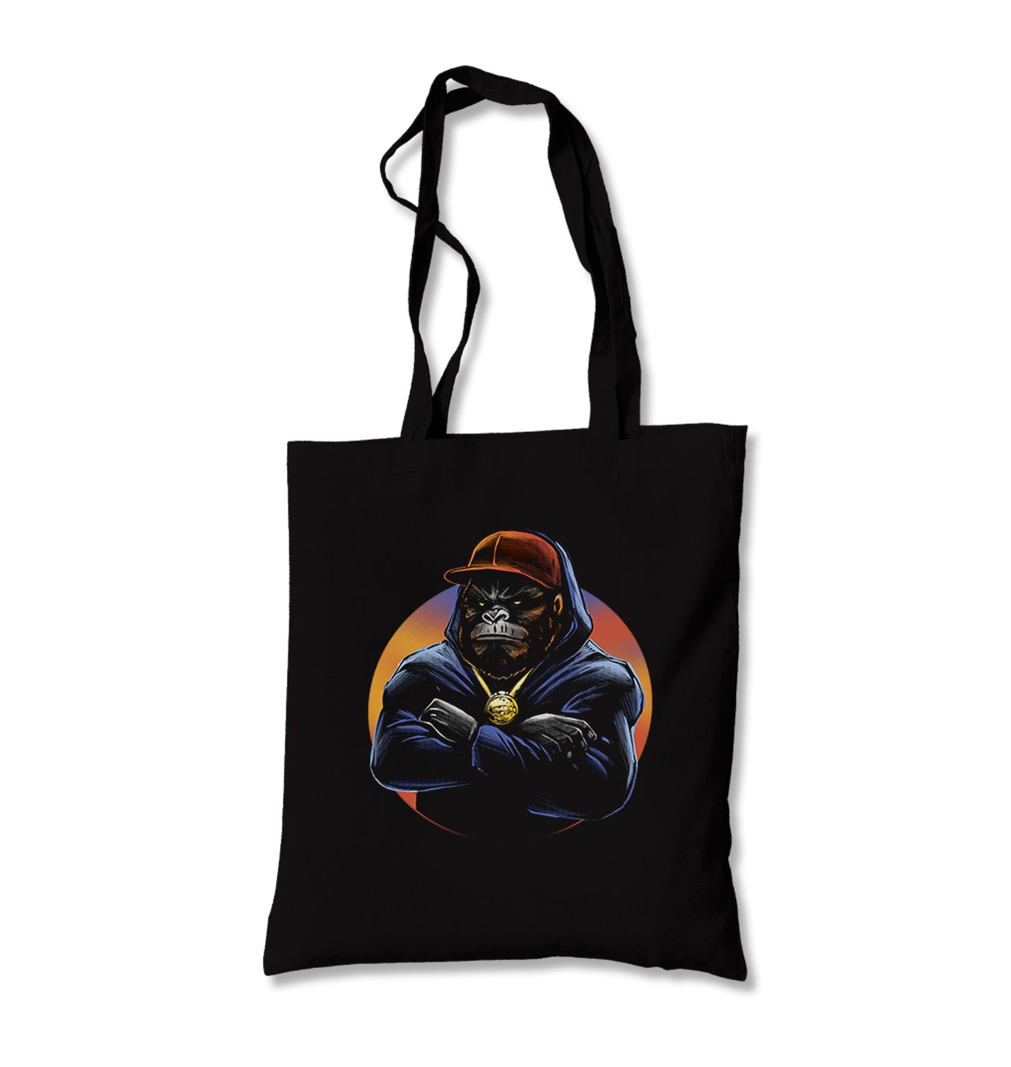 Gangster Monkey Canvas Totebag - Premium  from Wenswind - Just 4990! Shop now at W.E.N.S. WIND