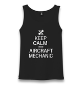 Aircraft Mechanic Unisex Black Tank Top - Premium  from W.E.N.S. WIND - Just 6490! Shop now at W.E.N.S. WIND