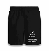 Aircraft Mechanic Black Shorts - Premium Shorts from W.E.N.S. WIND - Just 7990! Shop now at W.E.N.S. WIND