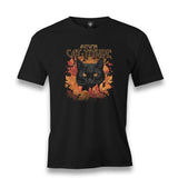 Halloween-Autumn Cat Titude Men's Black Tshirt - Premium  from W.E.N.S. WIND - Just 6490! Shop now at W.E.N.S. WIND