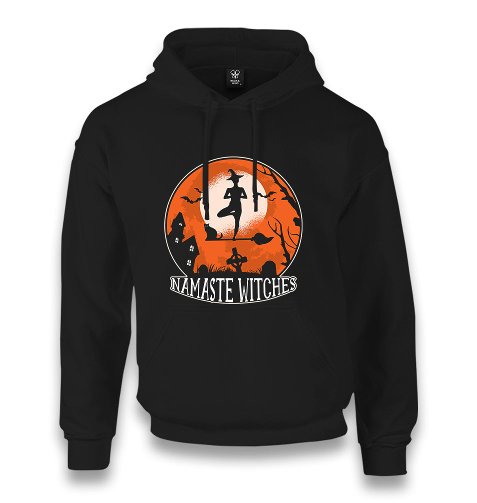 Halloween - Namaste Witches Unisex Black Hoodie - Premium  from W.E.N.S. WIND - Just 11990! Shop now at W.E.N.S. WIND