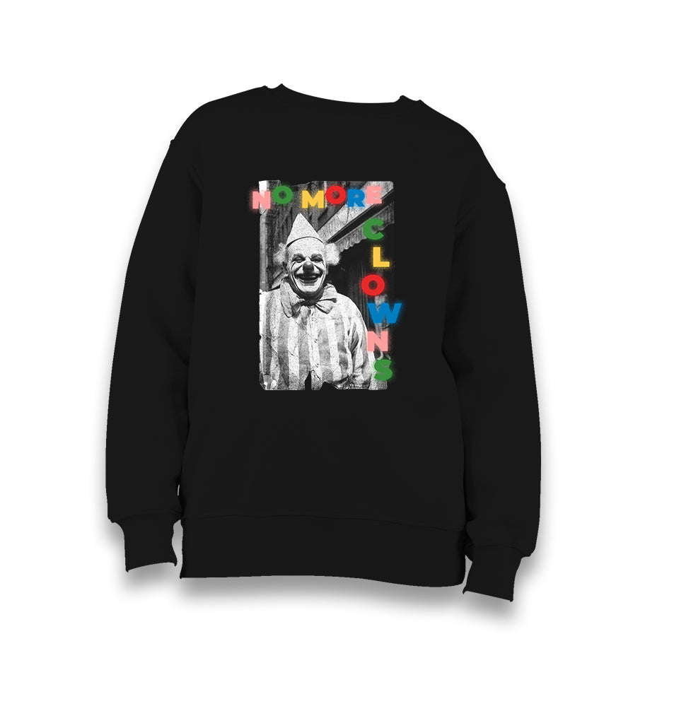 Halloween - No More Clowns Kid's Black Sweatshirt - Premium  from W.E.N.S. WIND - Just 7990! Shop now at W.E.N.S. WIND