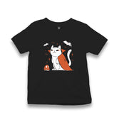 Halloween - Vampire Cat Kid's Black T-shirt - Premium  from W.E.N.S. WIND - Just 5990! Shop now at W.E.N.S. WIND