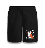 Halloween - Vampire Cat Black Shorts - Premium  from W.E.N.S. WIND - Just 7990! Shop now at W.E.N.S. WIND