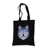 Wolf - Polygon Canvas Totebag - Premium  from Wenswind - Just 5990! Shop now at W.E.N.S. WIND