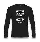 Life Begins in 1973 Unisex Black Longsleeve - Premium  from W.E.N.S. WIND - Just 7990! Shop now at W.E.N.S. WIND