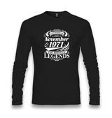 Life Begins in November 1971 Unisex Black Longsleeve - Premium  from W.E.N.S. WIND - Just 7990! Shop now at W.E.N.S. WIND
