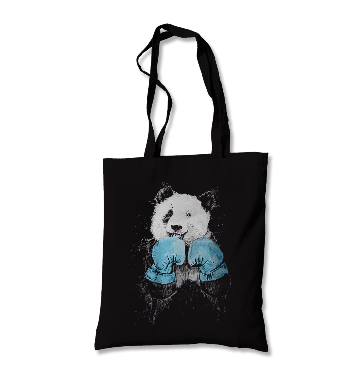 Panda - Boxing Canvas Totebag - Premium  from Wenswind - Just 4990! Shop now at W.E.N.S. WIND