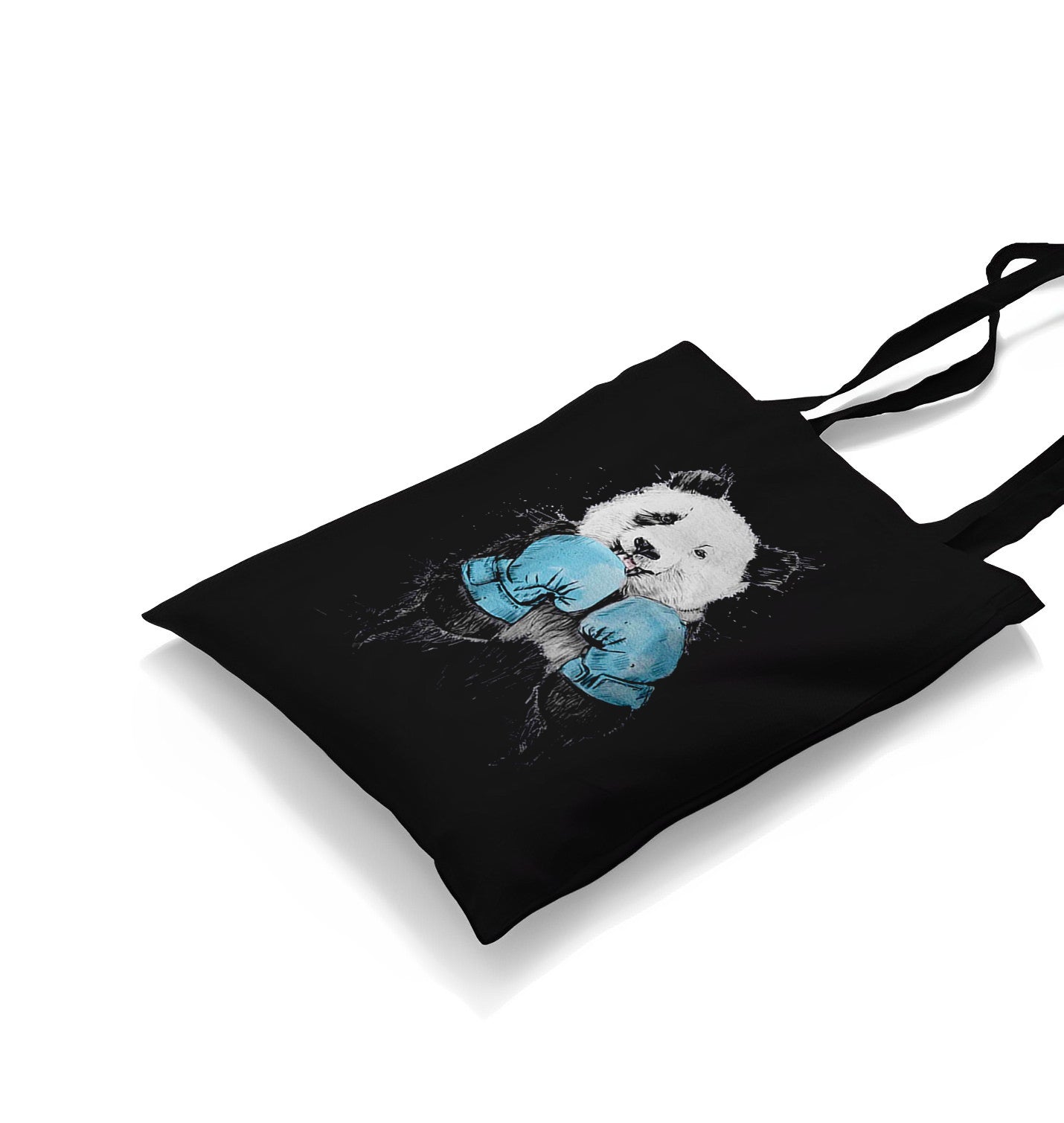 Panda - Boxing Canvas Totebag - Premium  from Wenswind - Just 4990! Shop now at W.E.N.S. WIND