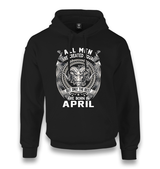 Best Born in April Unisex Black Hoodie - Premium  from W.E.N.S. WIND - Just 11990! Shop now at W.E.N.S. WIND