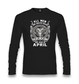 Best Born in April Unisex Black Longsleeve - Premium  from W.E.N.S. WIND - Just 7990! Shop now at W.E.N.S. WIND