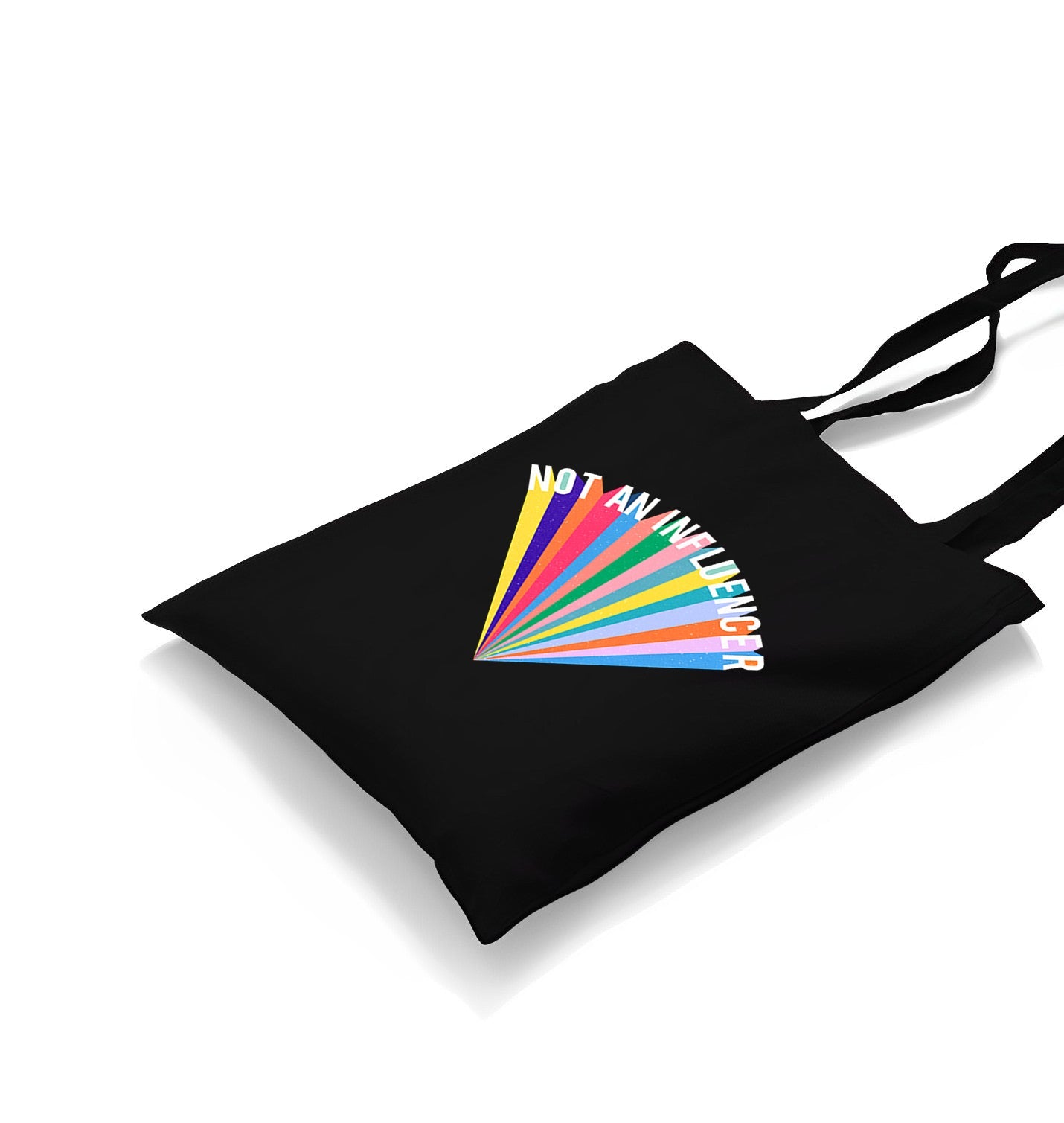 Not An Influencer Canvas Totebag - Premium  from Wenswind - Just 5990! Shop now at W.E.N.S. WIND