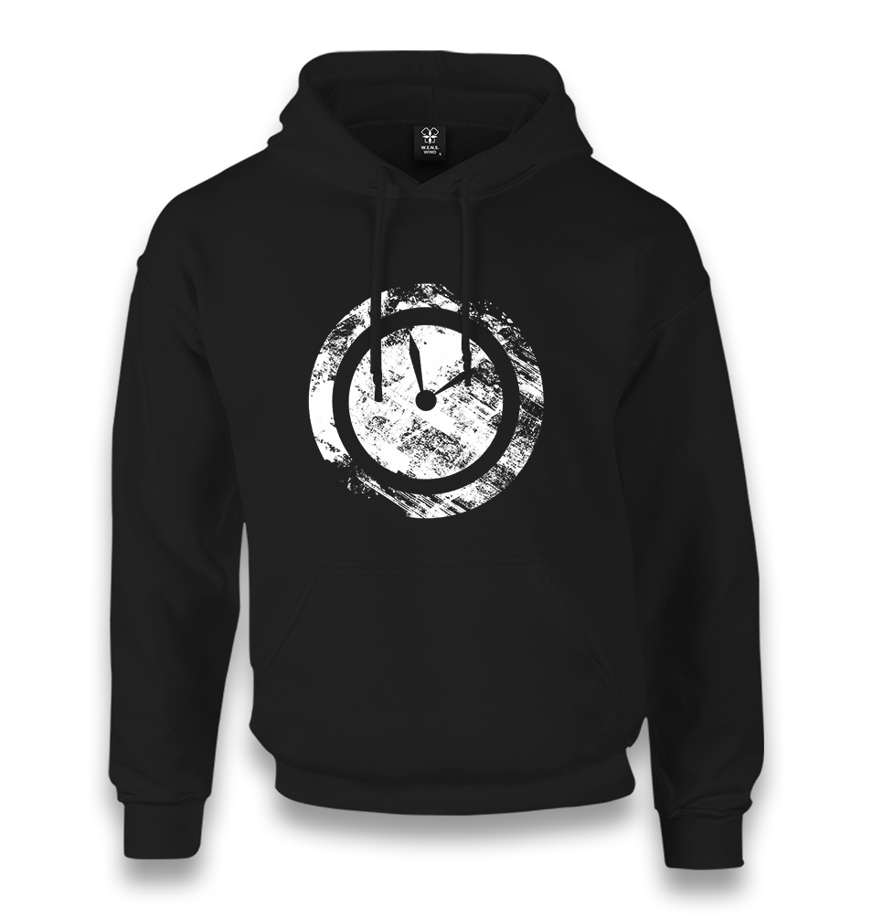 Vintage Clock Unisex Black Hoodie - Premium  from W.E.N.S. WIND - Just 11990! Shop now at W.E.N.S. WIND