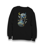 Space-Astronaut Planet Hourglass Kid's Black Sweatshirt - Premium  from W.E.N.S. WIND - Just 7990! Shop now at W.E.N.S. WIND