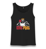 Ping Pong-King Gorilla Unisex Black Tank Top - Premium  from W.E.N.S. WIND - Just 6490! Shop now at W.E.N.S. WIND