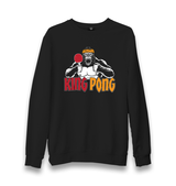 Ping Pong-King Gorilla Unisex Black Sweatshirt - Premium  from W.E.N.S. WIND - Just 10990! Shop now at W.E.N.S. WIND