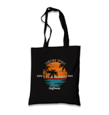 California Surf Black Canvas Totebag - Premium  from W.E.N.S. WIND - Just 4990! Shop now at W.E.N.S. WIND